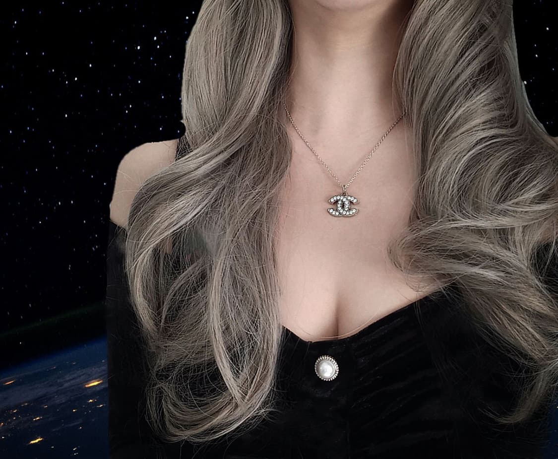 [chanel] 샤넬 빈티지 정품 참단추 업사이클링 목걸이 상품이미지6