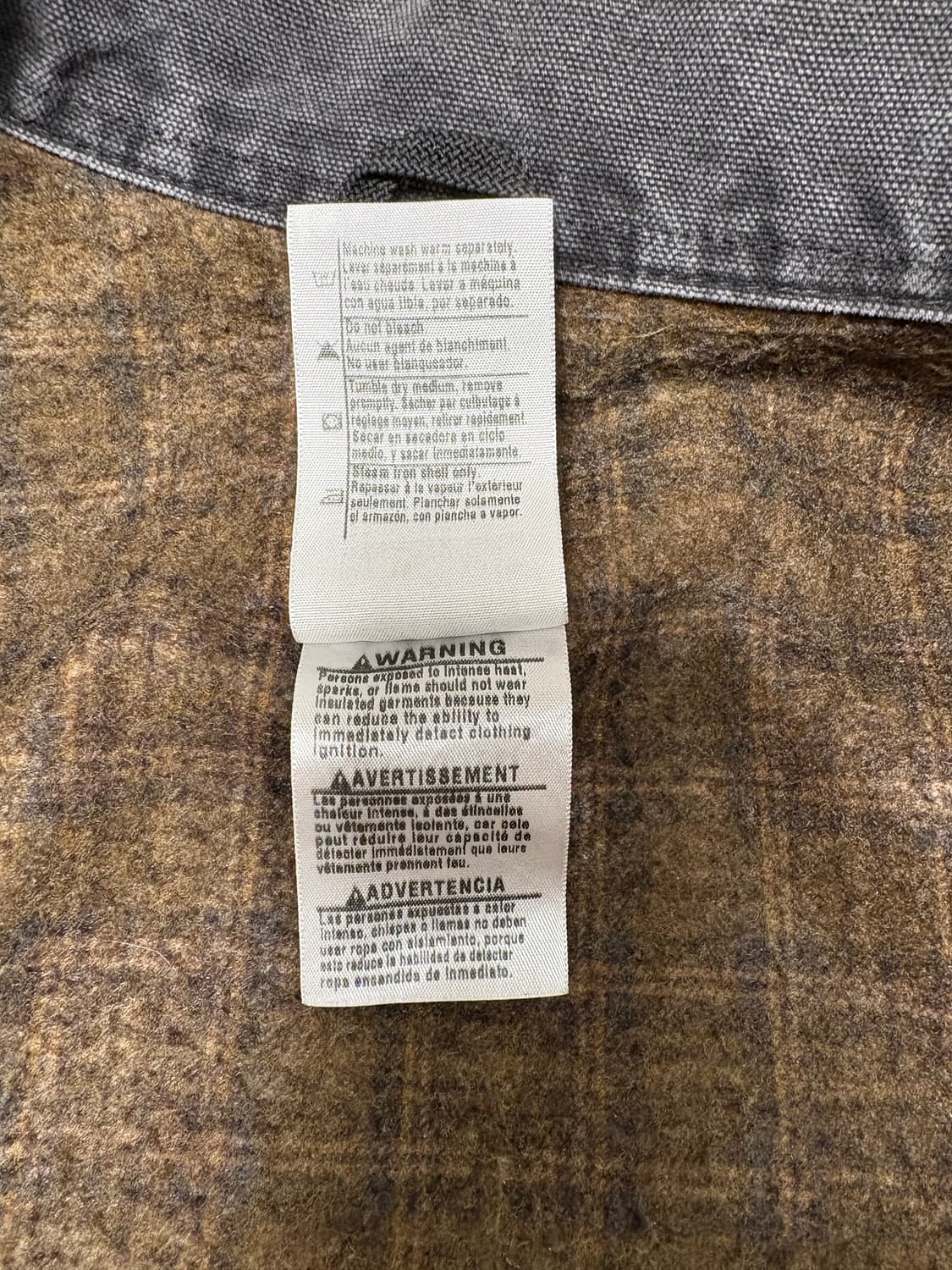 칼하트 디트로이트 자켓 j97 그레이블 XL 상품이미지5