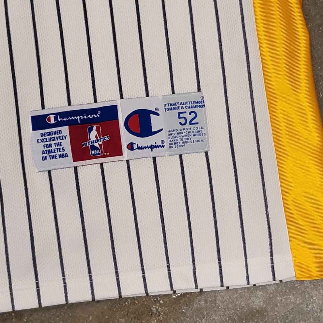 90s Made in USA 챔피온 NBA 인디애나 농구져지 농구유니폼 상품이미지5