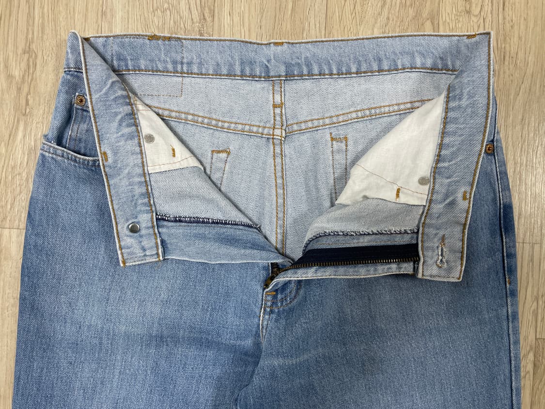 32) 80's 리바이스 재팬 505 연청워싱 데님팬츠 상품이미지6