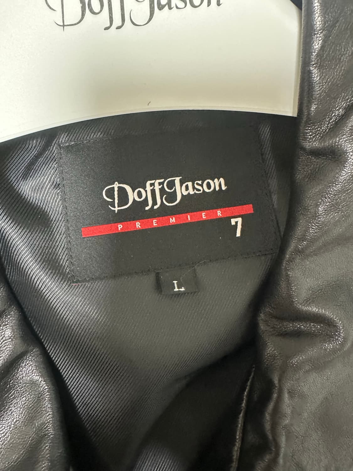 [L/택제거새제품] 도프제이슨 램스킨 A2 자켓 블랙 상품이미지2