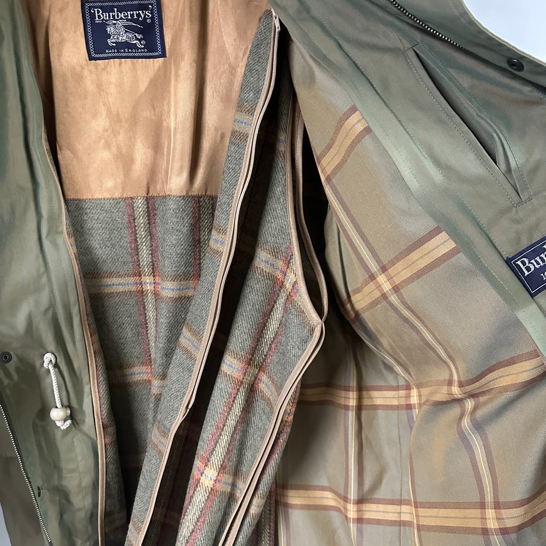 빈티지 버버리 후드/내피 탈착형 야상 점퍼 상품이미지4