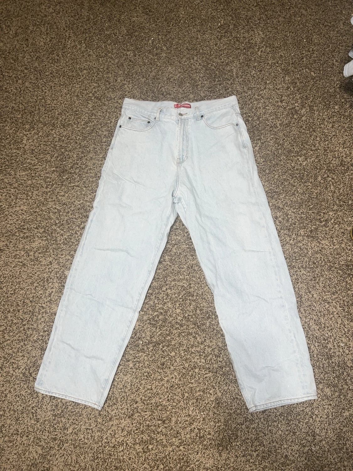 슈프림 배기 진 라이트 워시드 인디고 30 상품이미지3