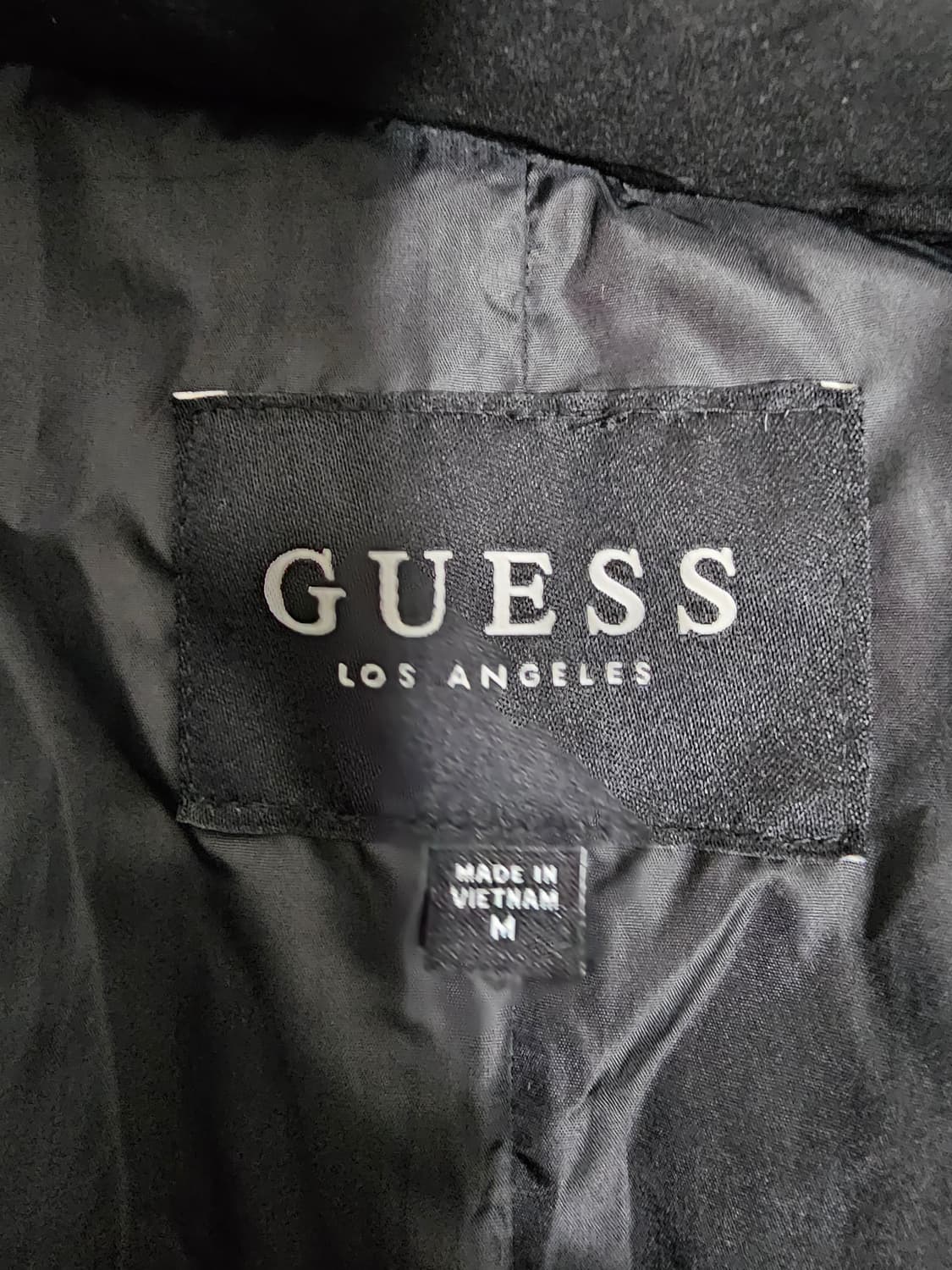 게스 여성 구스다운 롱패딩 M 상품이미지3