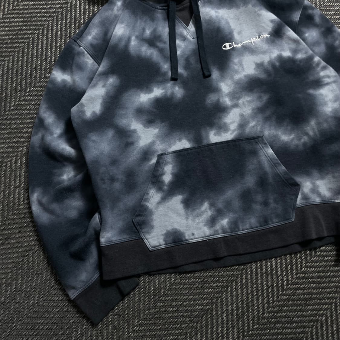 챔피온 우먼스 타이다이 박시핏 후드 티셔츠y 4948 상품이미지4