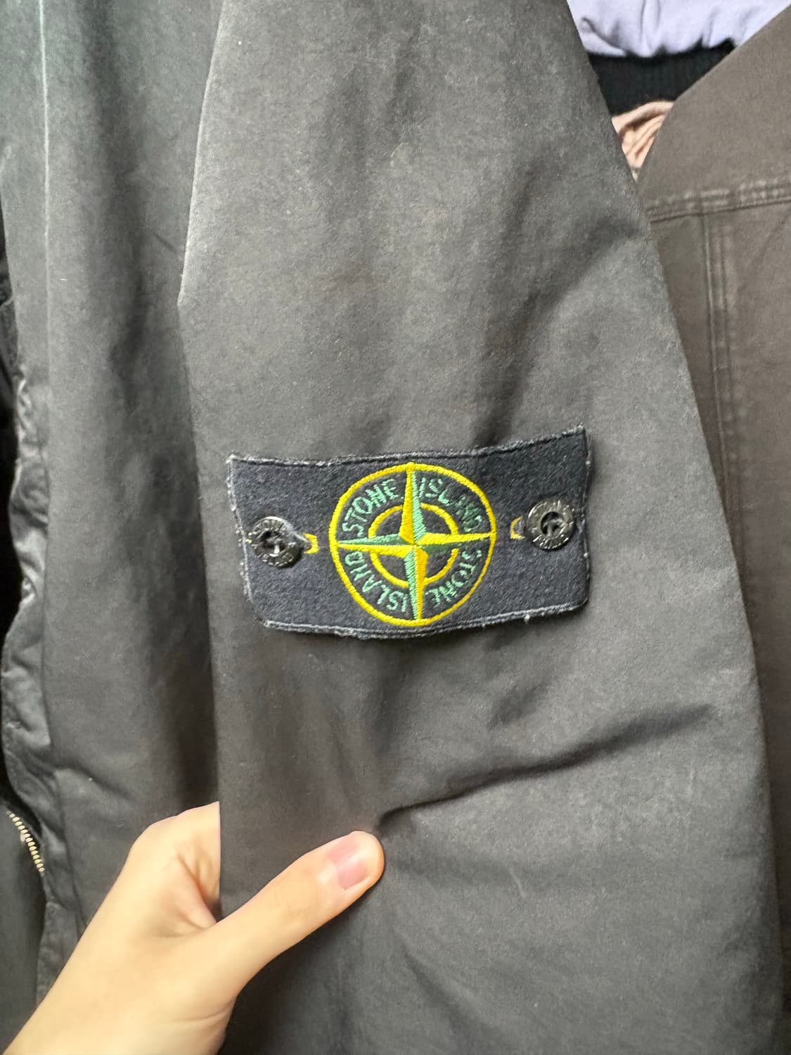 [XL] 스톤아일랜드 다비드TC 코트 블랙 상품이미지4