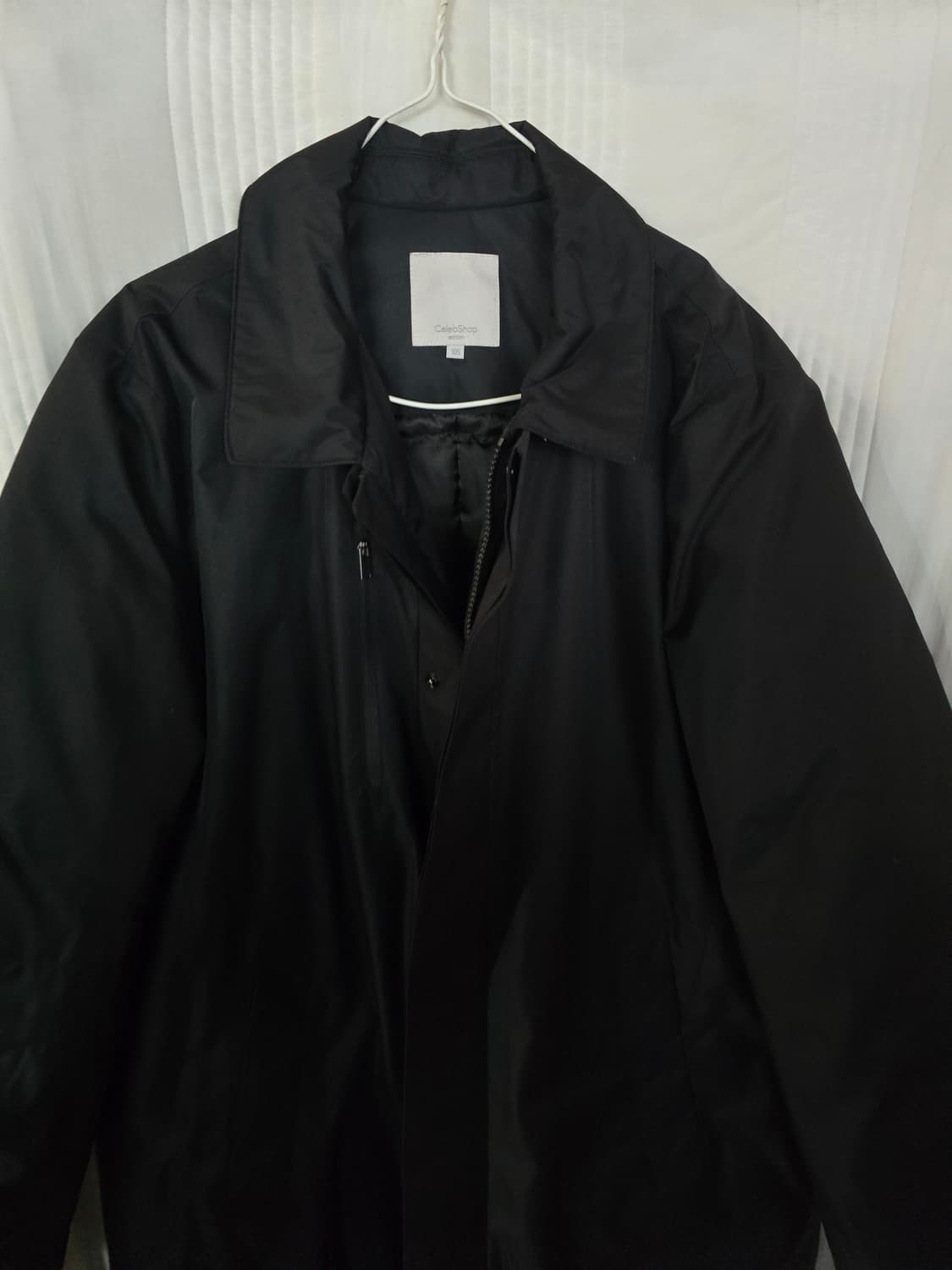 CelebShop 블랙 남성 패딩 코트 상품이미지1