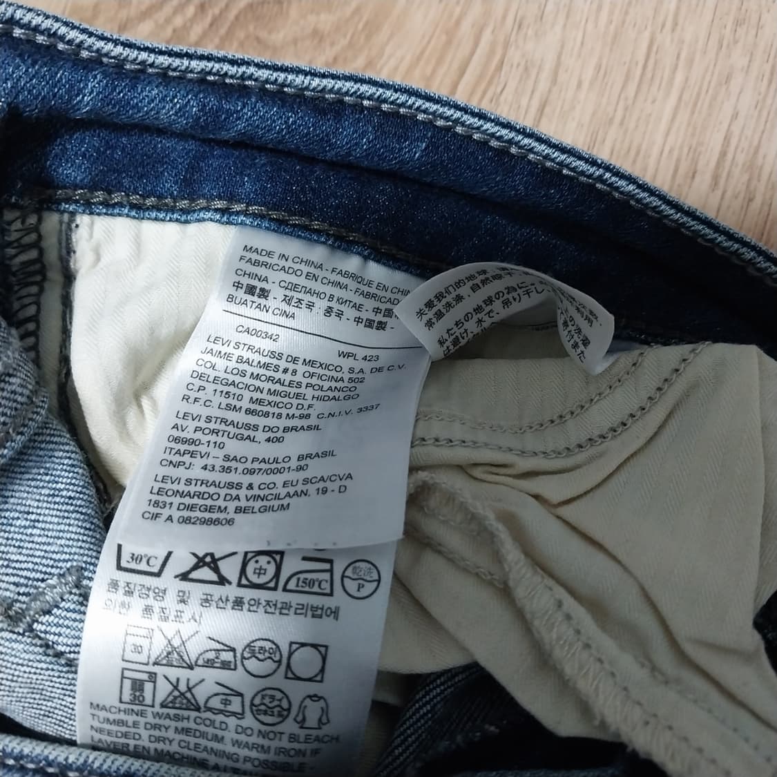 리바이스 스판 데님 여성30 인치 상품이미지5