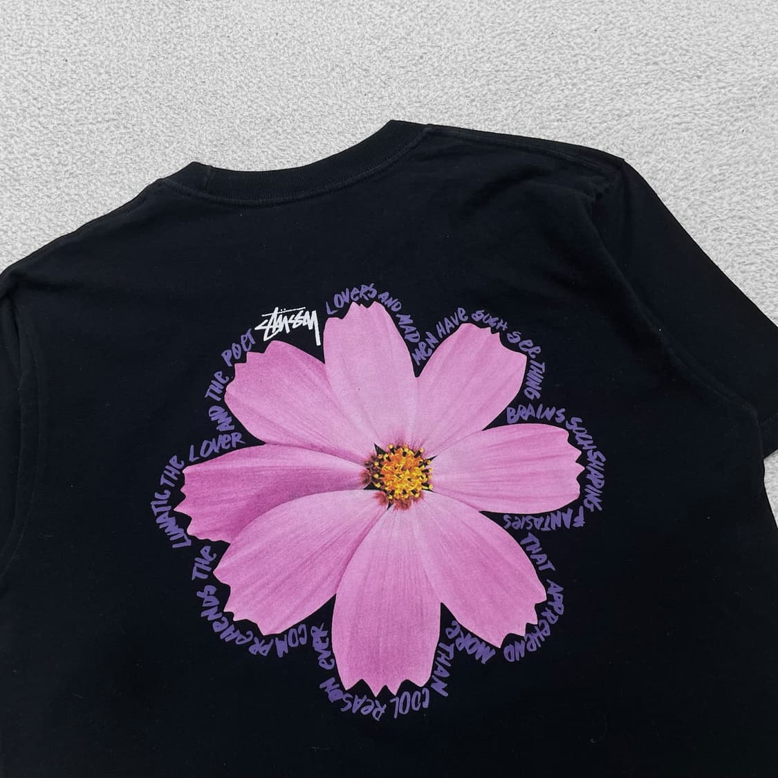 스투시 Stussy 코스모스 반팔티 블랙 상품이미지3