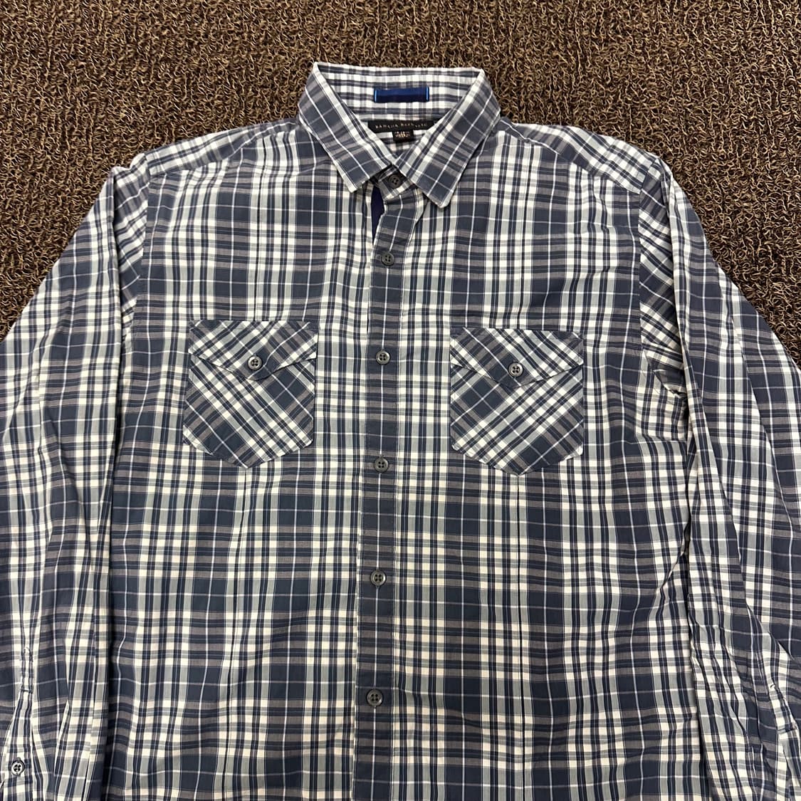 바나나리퍼블릭 체크 셔츠 남방 긴팔티셔츠 M 상품이미지2