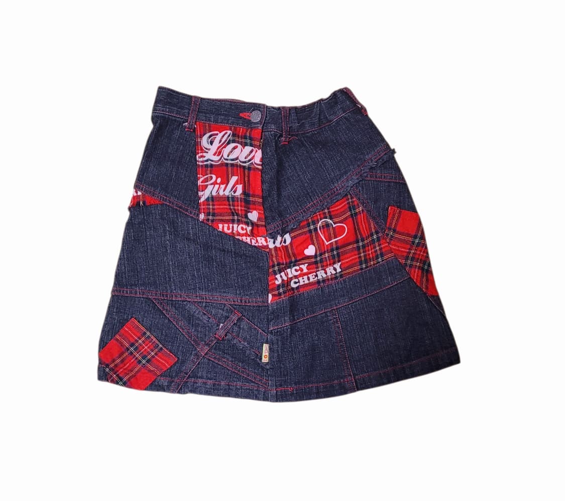 펑크키치갸루y2k 타탄 치마 스커트 상품이미지1