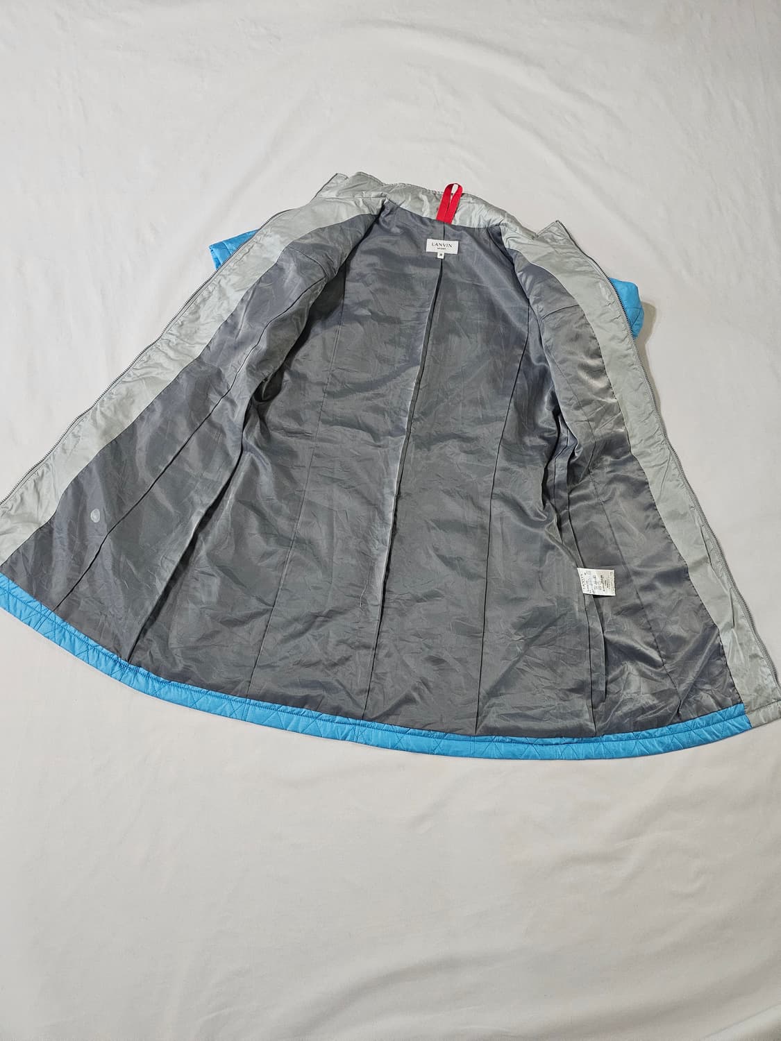 [38] 일본 랑방 스포츠 골프 반팔 퀼팅 패딩 집업 원피스 자켓 상품이미지5