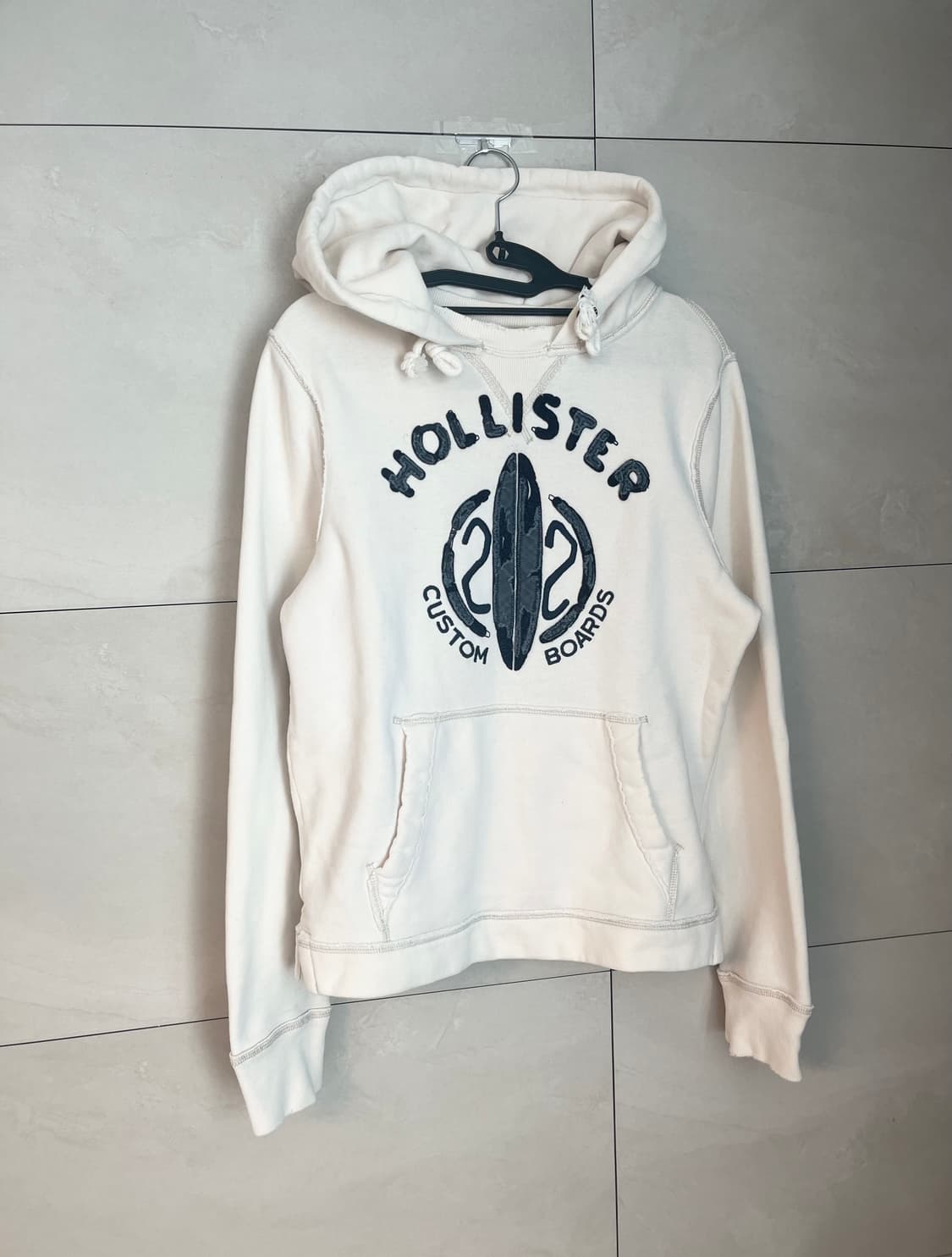 극희귀 홀리스터 스펠로고 화이트 후드티 (S) 상품이미지2