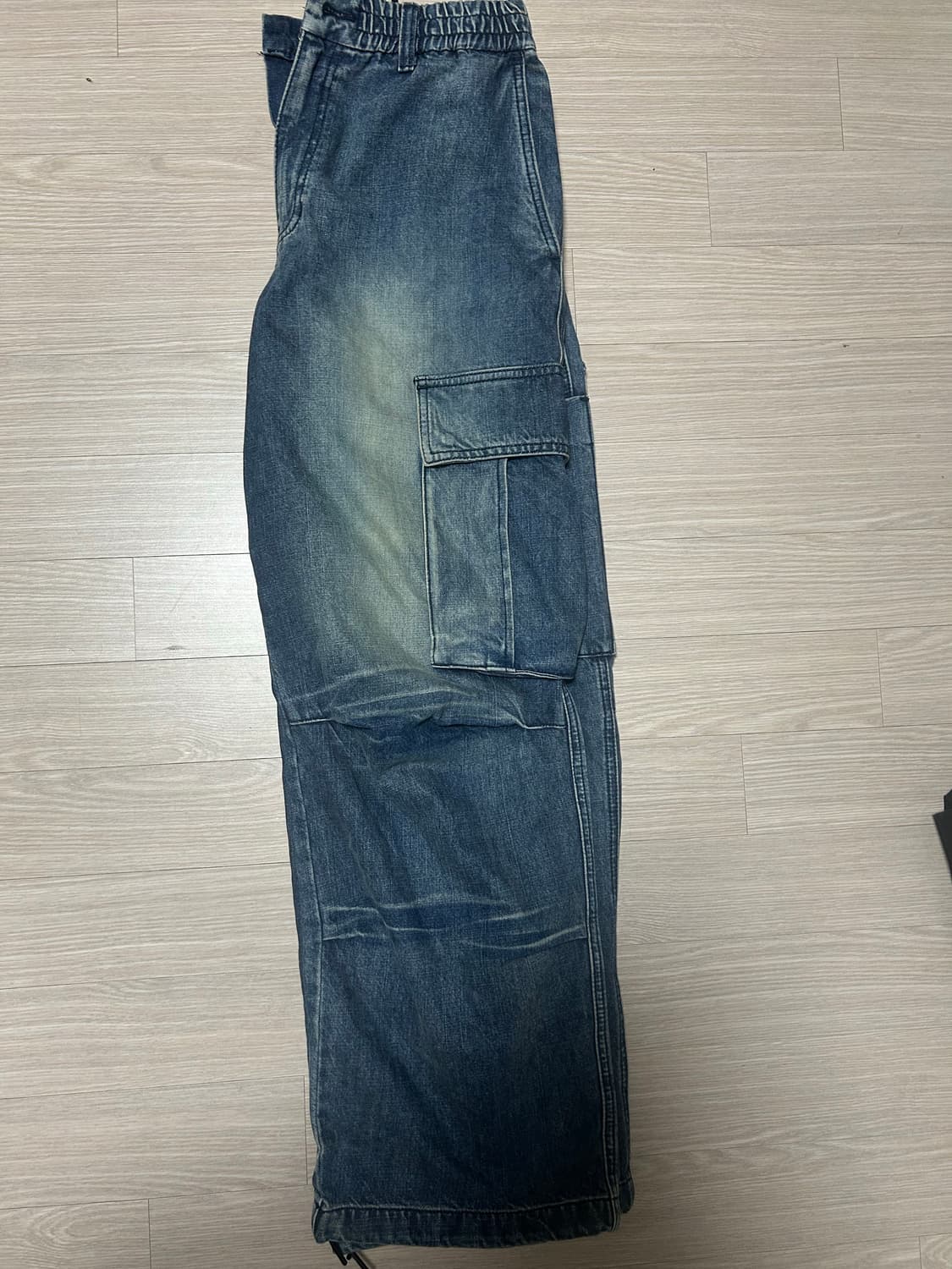 23ss 솔리드 옴므 와이드 카고팬츠 상품이미지3