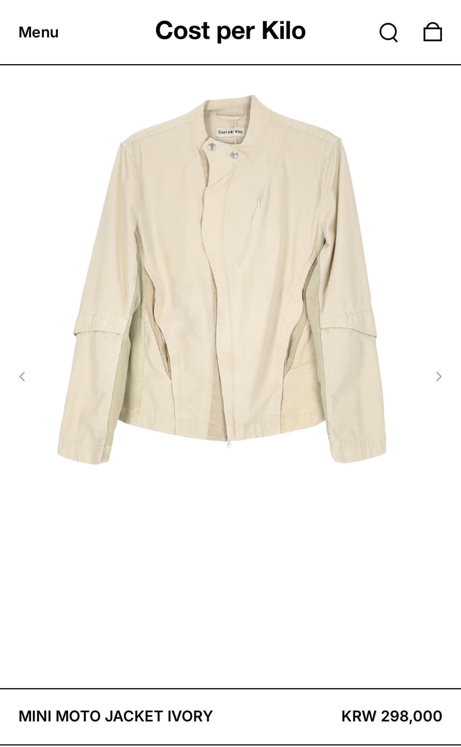 Cost per kilo moto jacket 상품이미지1