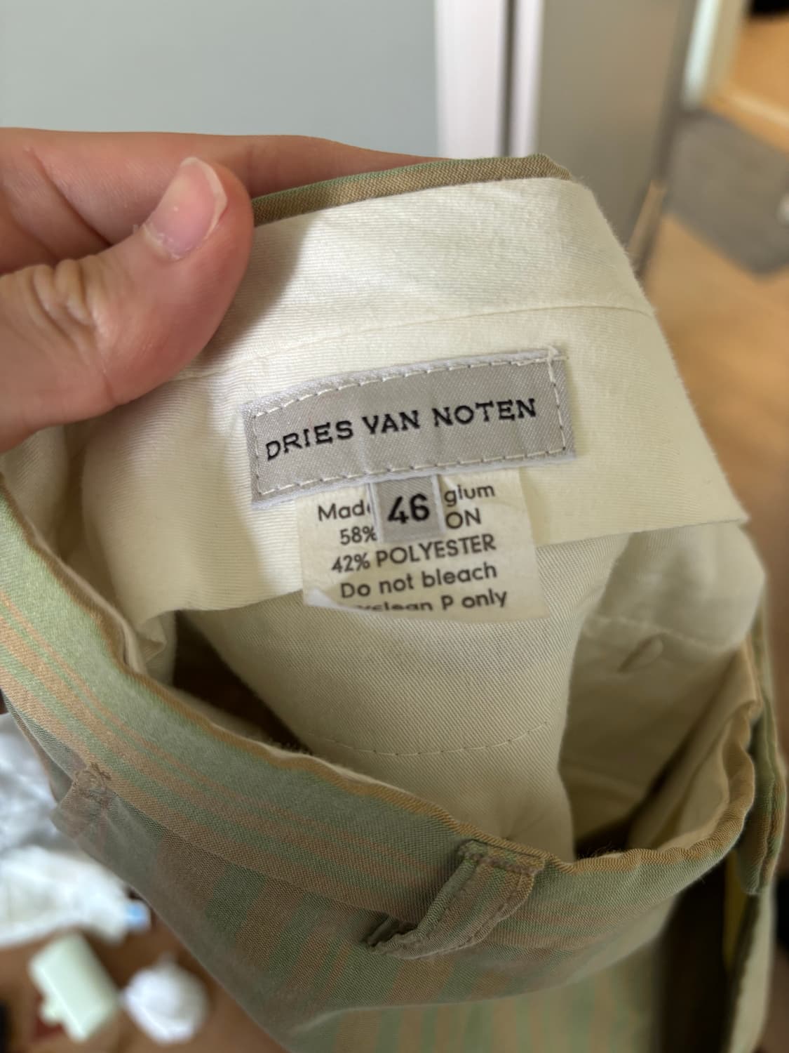 드리스 반 노튼 스트라이프 팬츠 46 상품이미지2