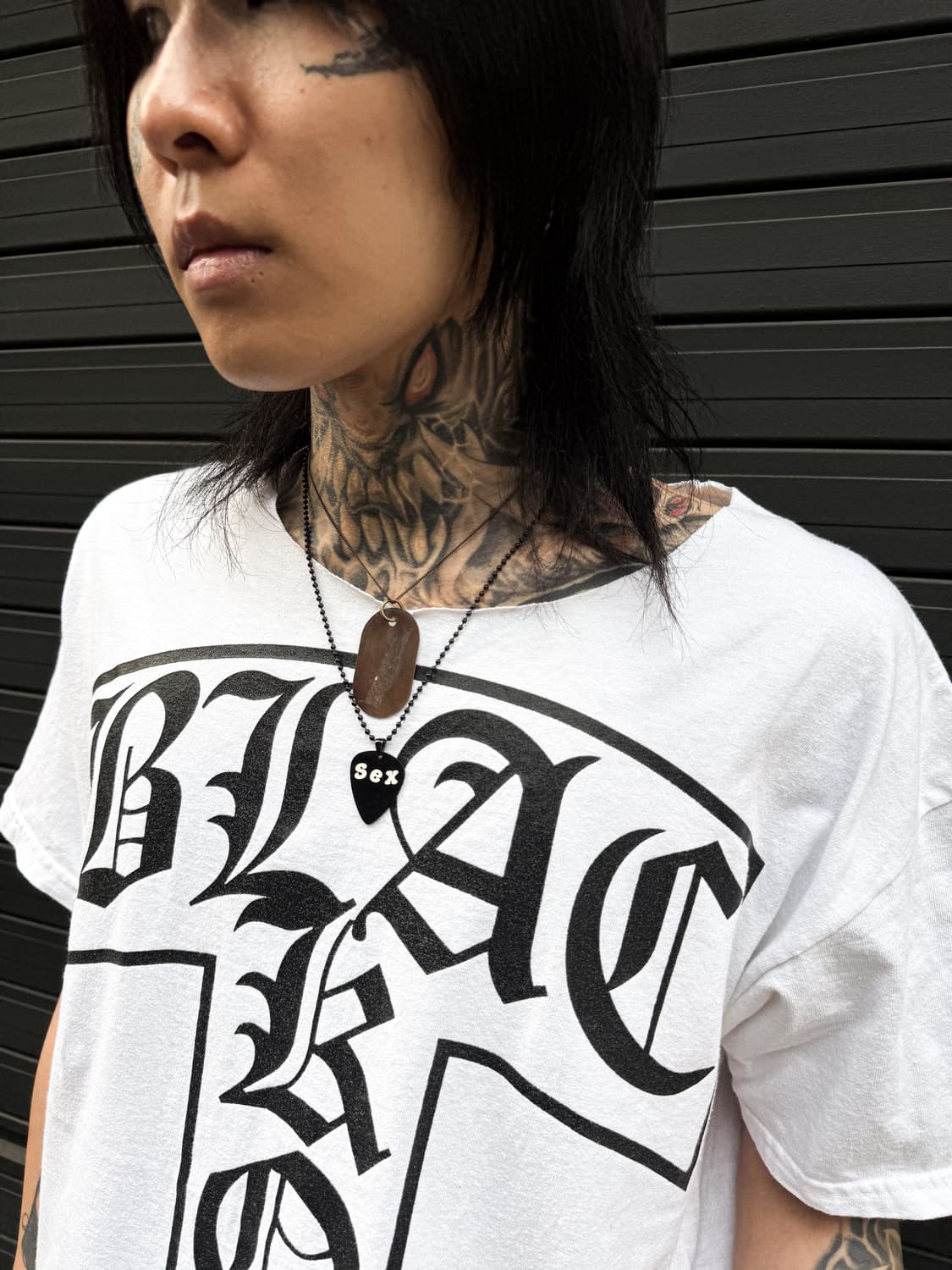 BLACK FLAME – Cross Logo Graphic T-Shirt 상품이미지6