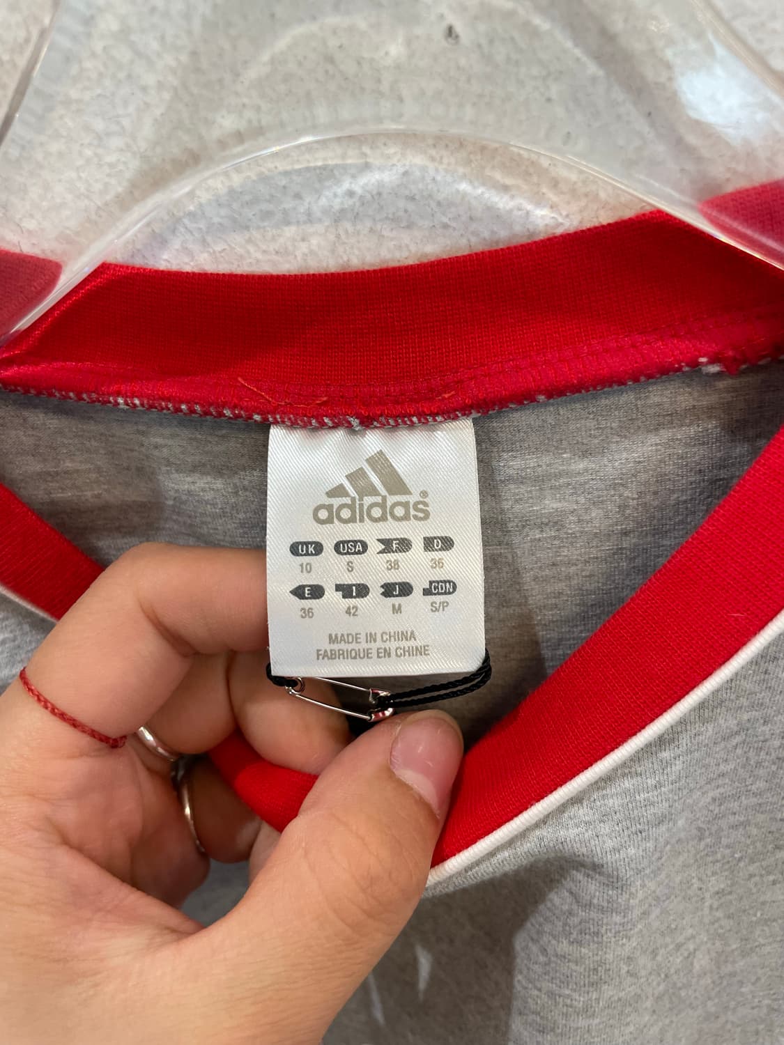 Adidas red point half T 상품이미지6