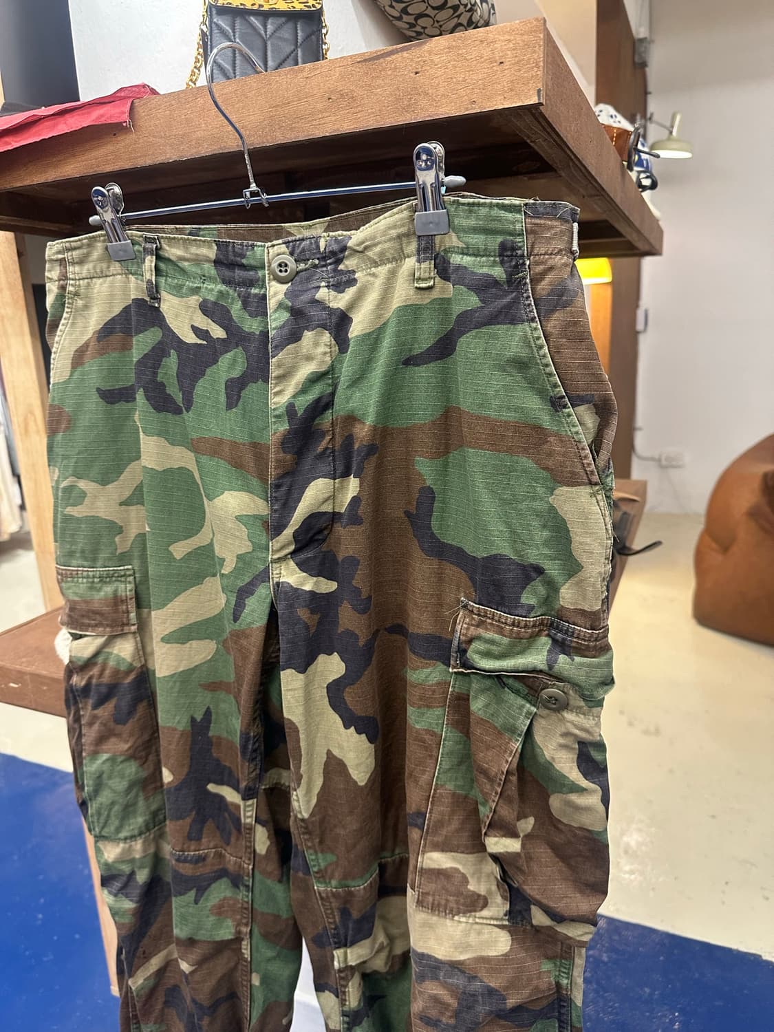 1990s military 우드랜드 카모 카고 팬츠 상품이미지5