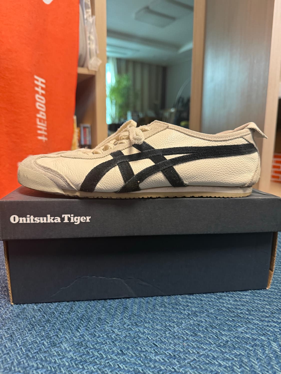 오니츠카타이거 멕시코66 빈티지 화이트 블랙 270 상품이미지2