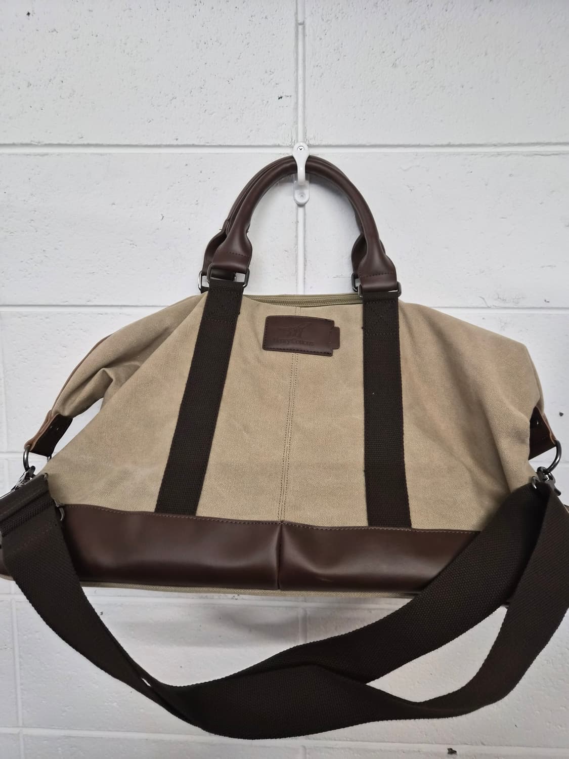 OS) 헨리코튼 캔버스 보스턴백 팝니다 상품이미지1