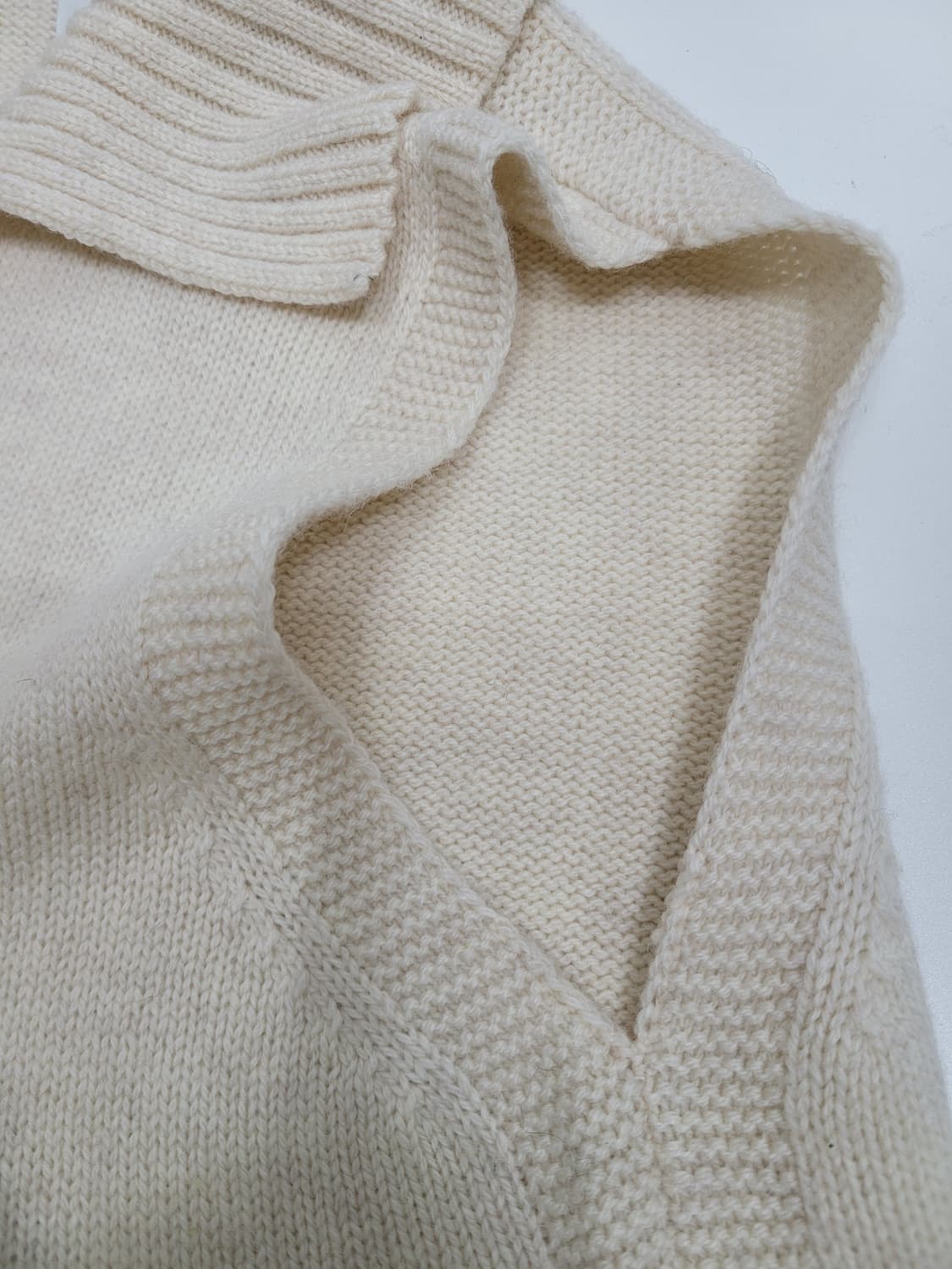 (새상품급) COS 코스 모100% 니트 베스트 / 여 XS 아이보리 상품이미지5