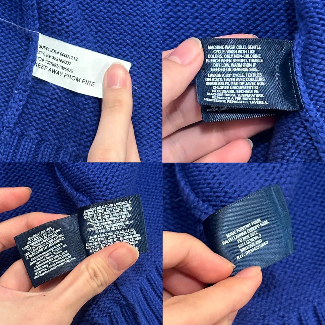 폴로 빅포니 니트 후드집업 (M-L) 상품이미지9