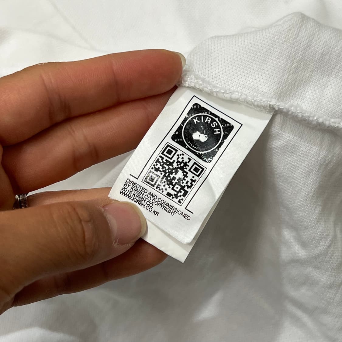 [우먼100] 키르시 크롭 반팔 카라티 상품이미지4