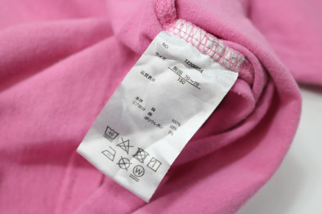 파워퍼프걸 빈티지 하트 그래픽 핑크 롱슬리브 티셔츠 상품이미지8