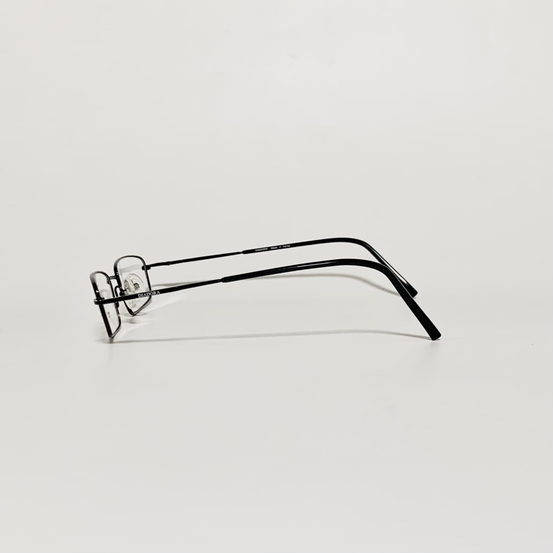 927 데드스탁 빈티지안경 슬림 사각 블랙 메탈 픽키 상품이미지4