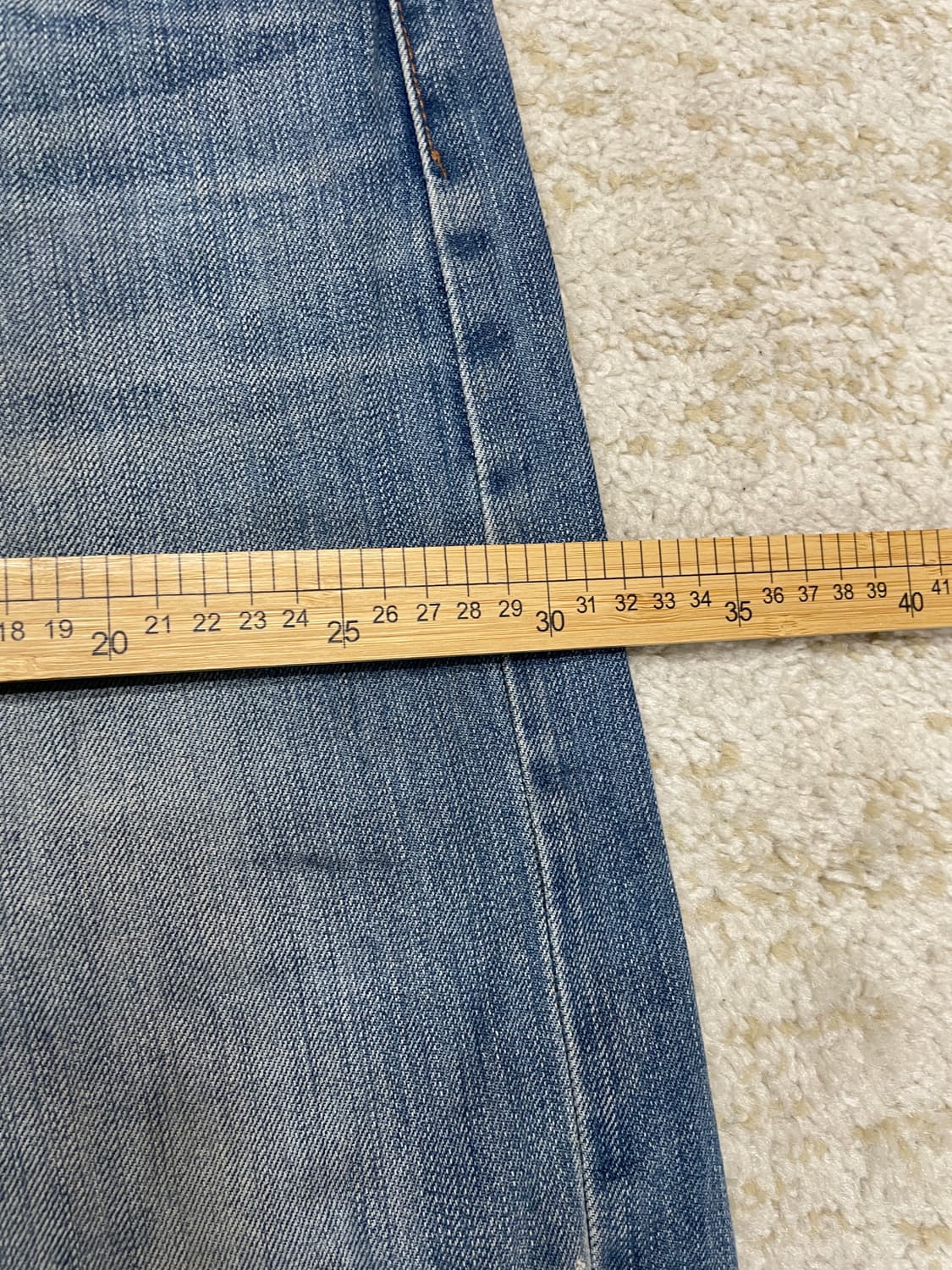 [34x33] Evisu 레인보우 다이콕 데님 진 팬츠 상품이미지5