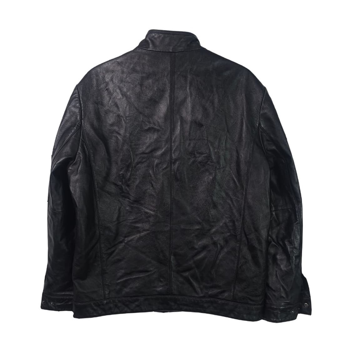 SAP 클래식 블랙 레더 자켓 M 상품이미지2