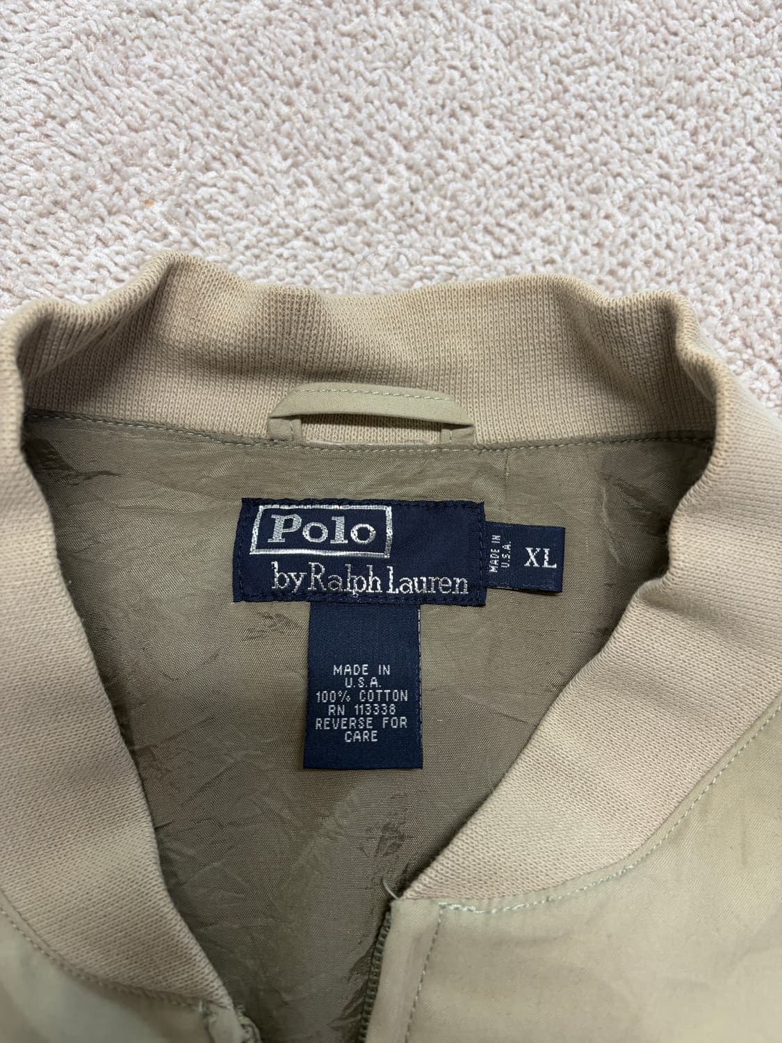 폴로 스웨이드 자켓 XL 상품이미지2