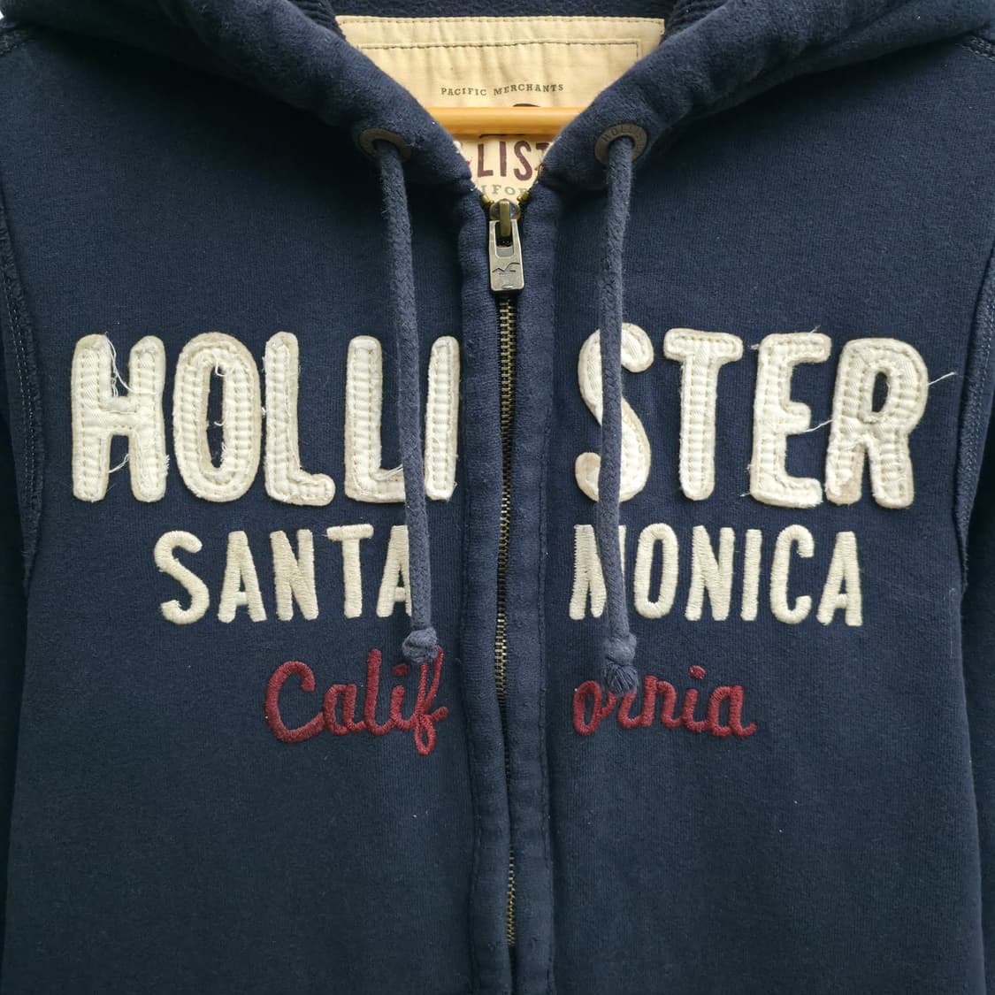 [M] 홀리스터 네이비 후드집업 y2k 상품이미지4
