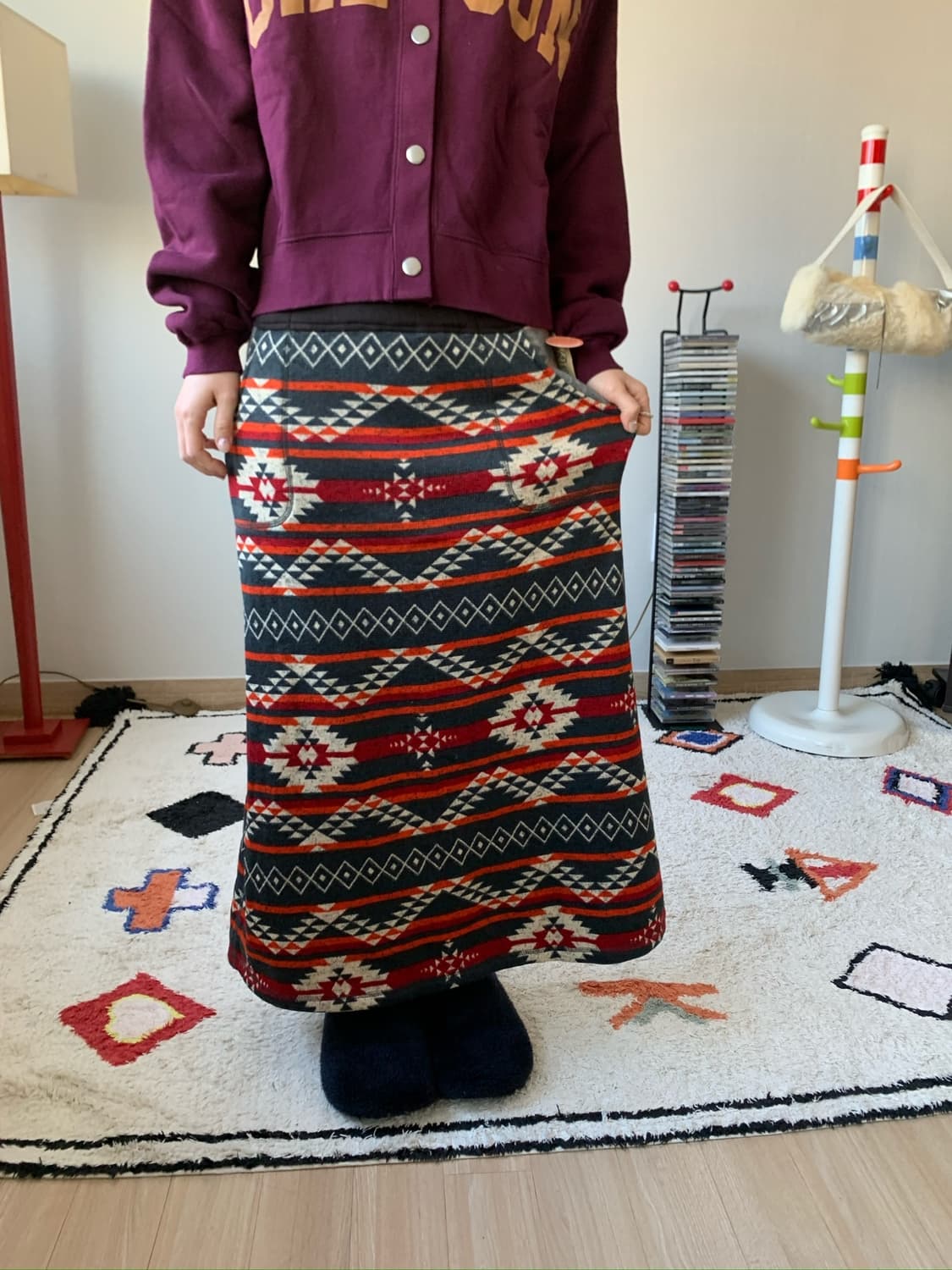ethnic pattern skirt 상품이미지3