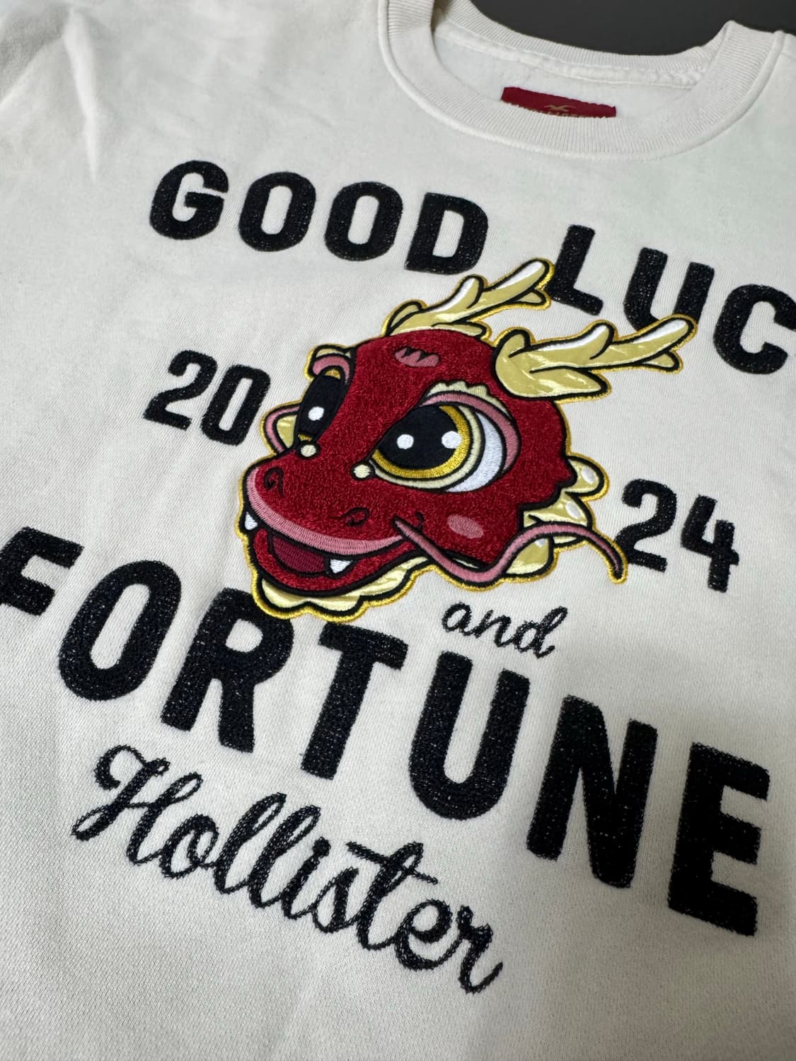 홀리스터 굿 럭 포춘 맨투맨 상품이미지3