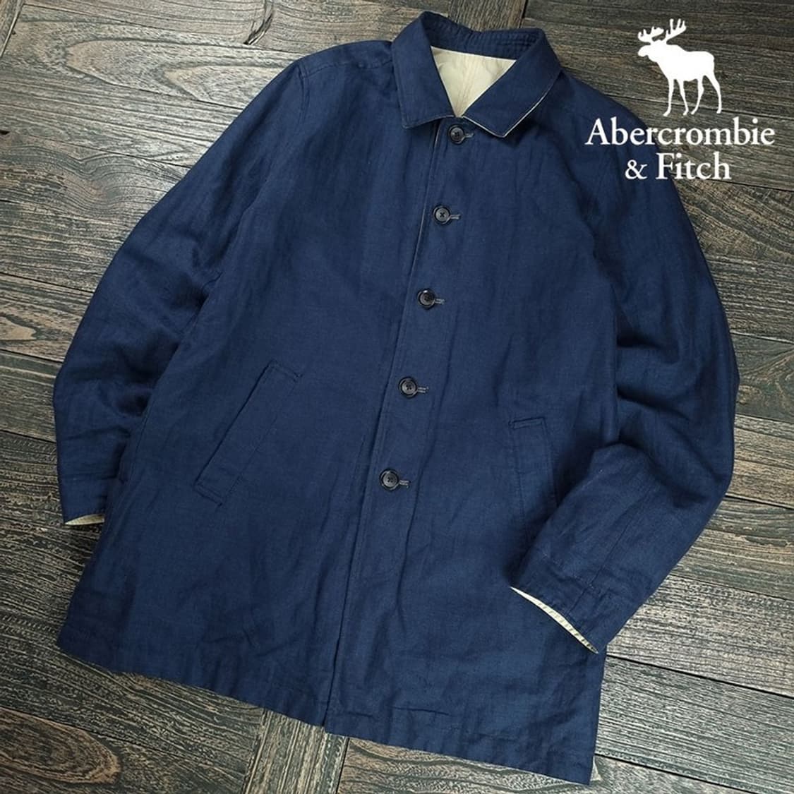 [아베크롬비] 리버시블 양면 하프 트렌치 코트 M20032 상품이미지1