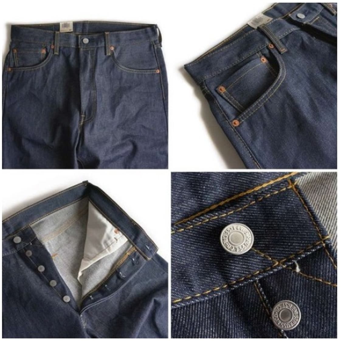 [새제품] 리바이스 501 오리지널 셀비지 데님팬츠 상품이미지4