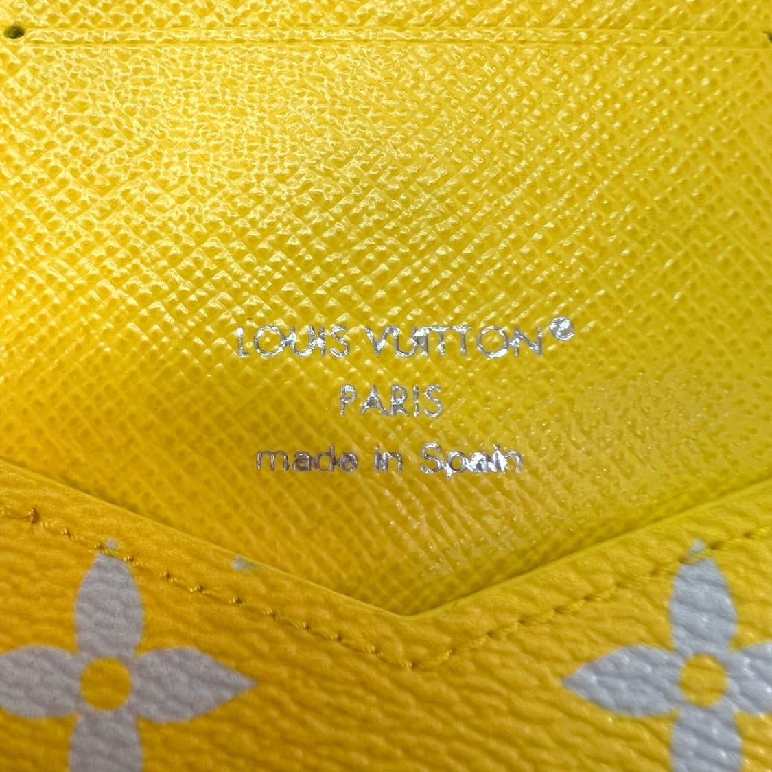 [정품] 루이비통 모노그램 오거나이저 그레이 옐로우  상품이미지7