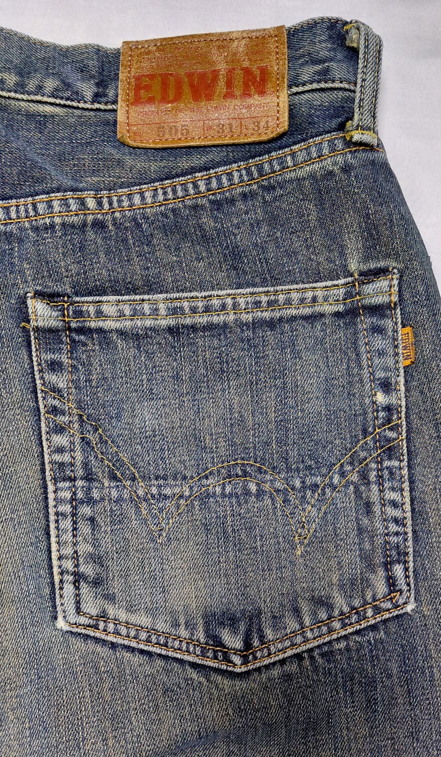 에드윈(EDWIN) 505 레드라인 셀비지 데님 (31x34) 무료배송 상품이미지6
