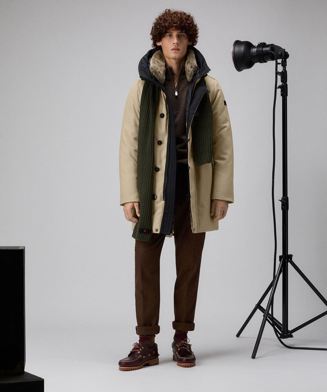 PEUTEREY 페트레이 KASA 다운 퍼 패딩코트L/차콜그레이 상품이미지1