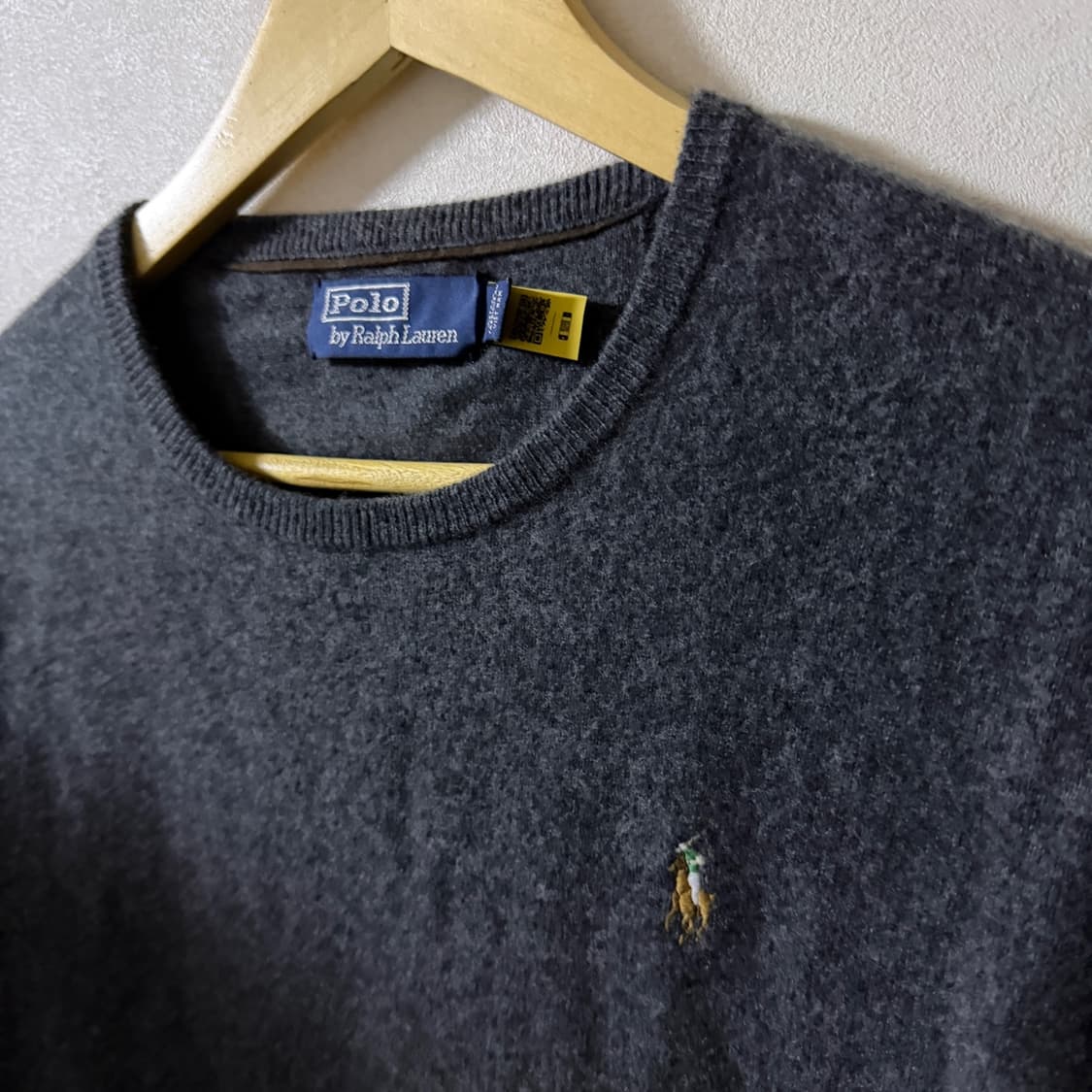폴로 랄프로렌 메리노울 오색말 크루넥 니트 스웨터 S (여성 66정도) 상품이미지2