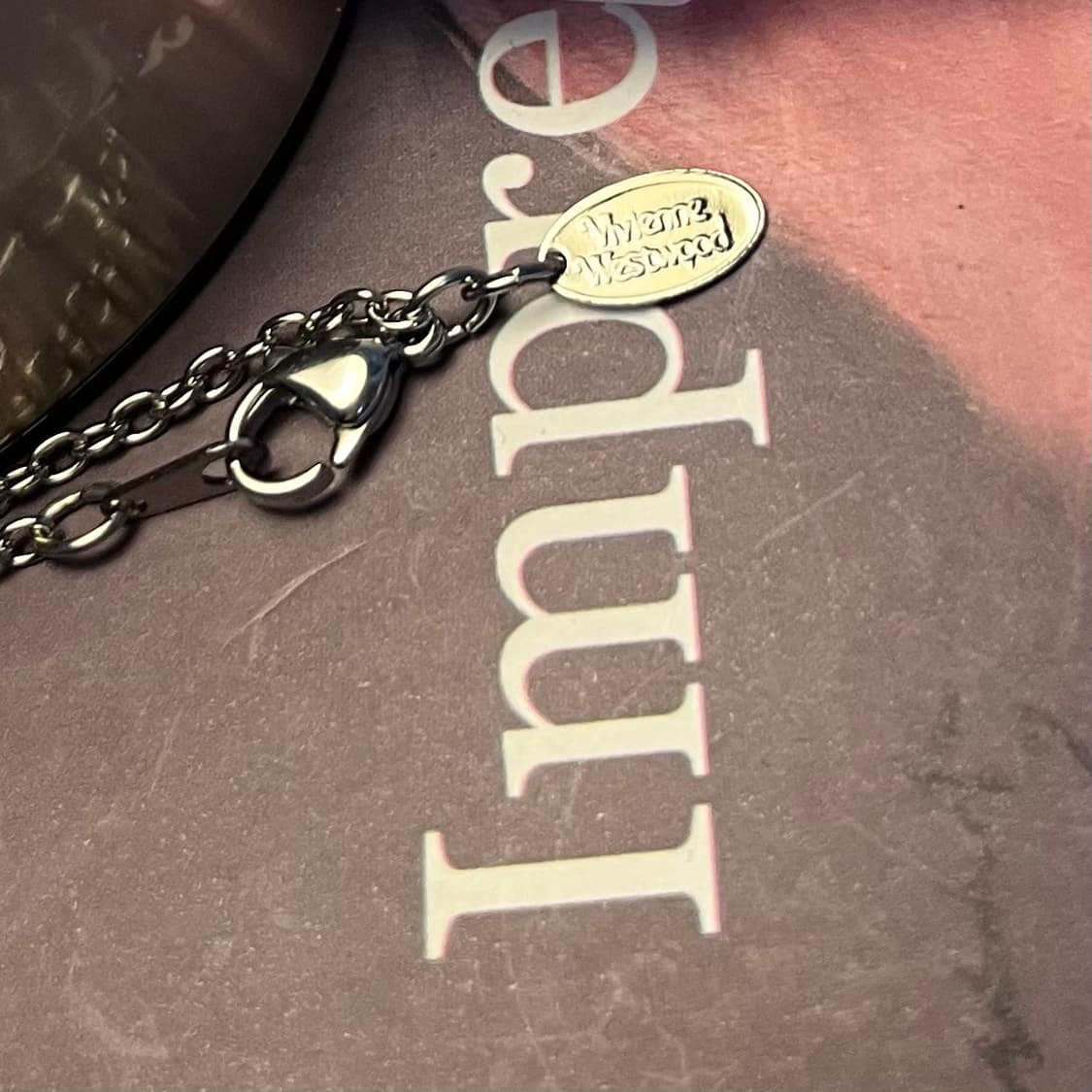 비비안웨스트우드 디아망떼 레드 목걸이 상품이미지6