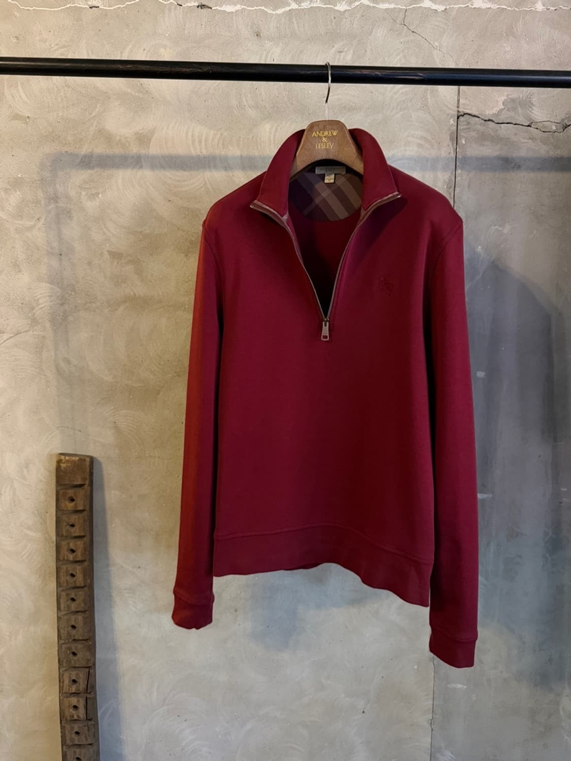 버버리 짚업 니트 100 상품이미지1