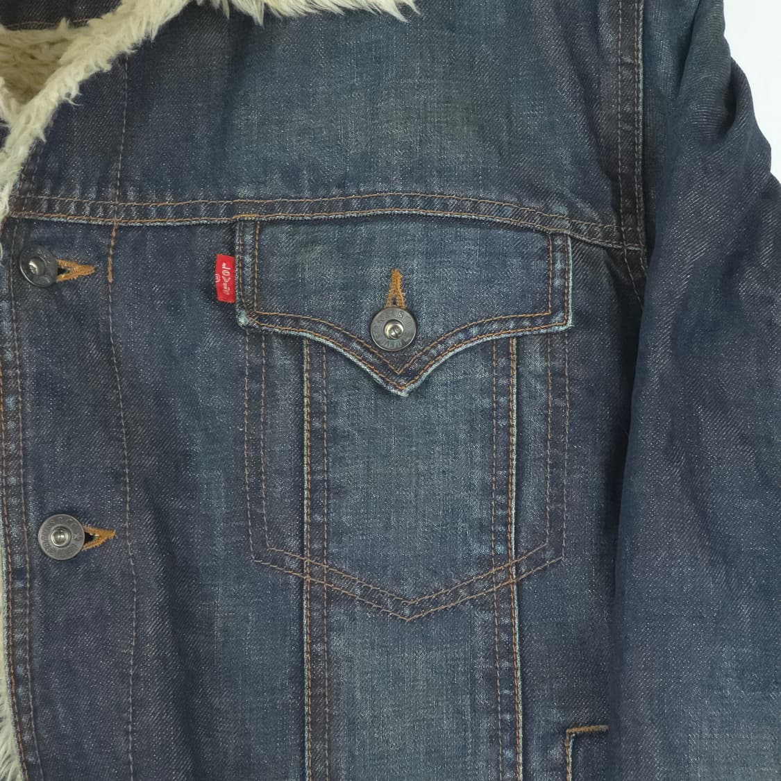 [XL] 리바이스 셰르파 데님자켓 상품이미지4