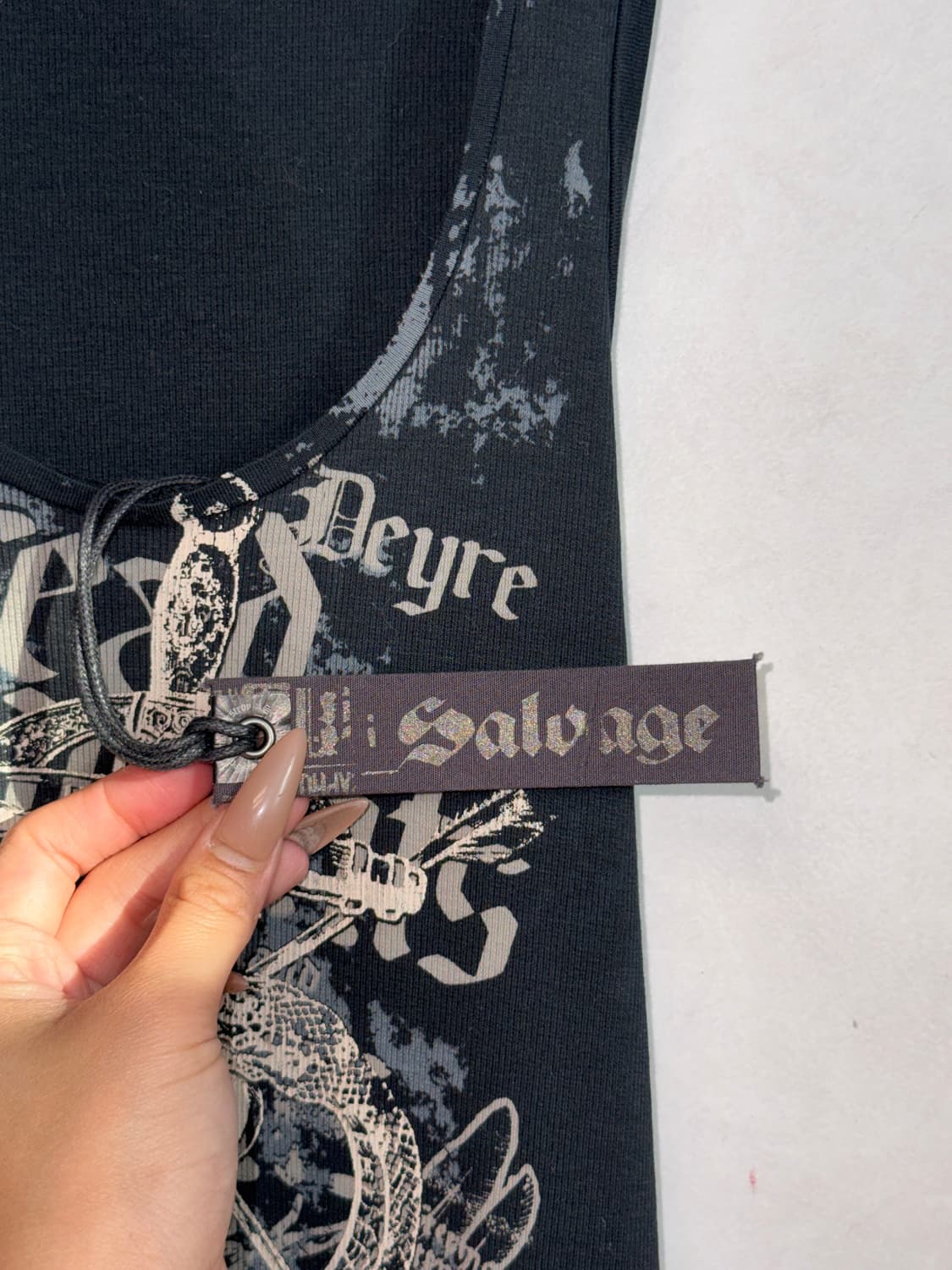 SALVAGE black oldschool punk mini ops  상품이미지9