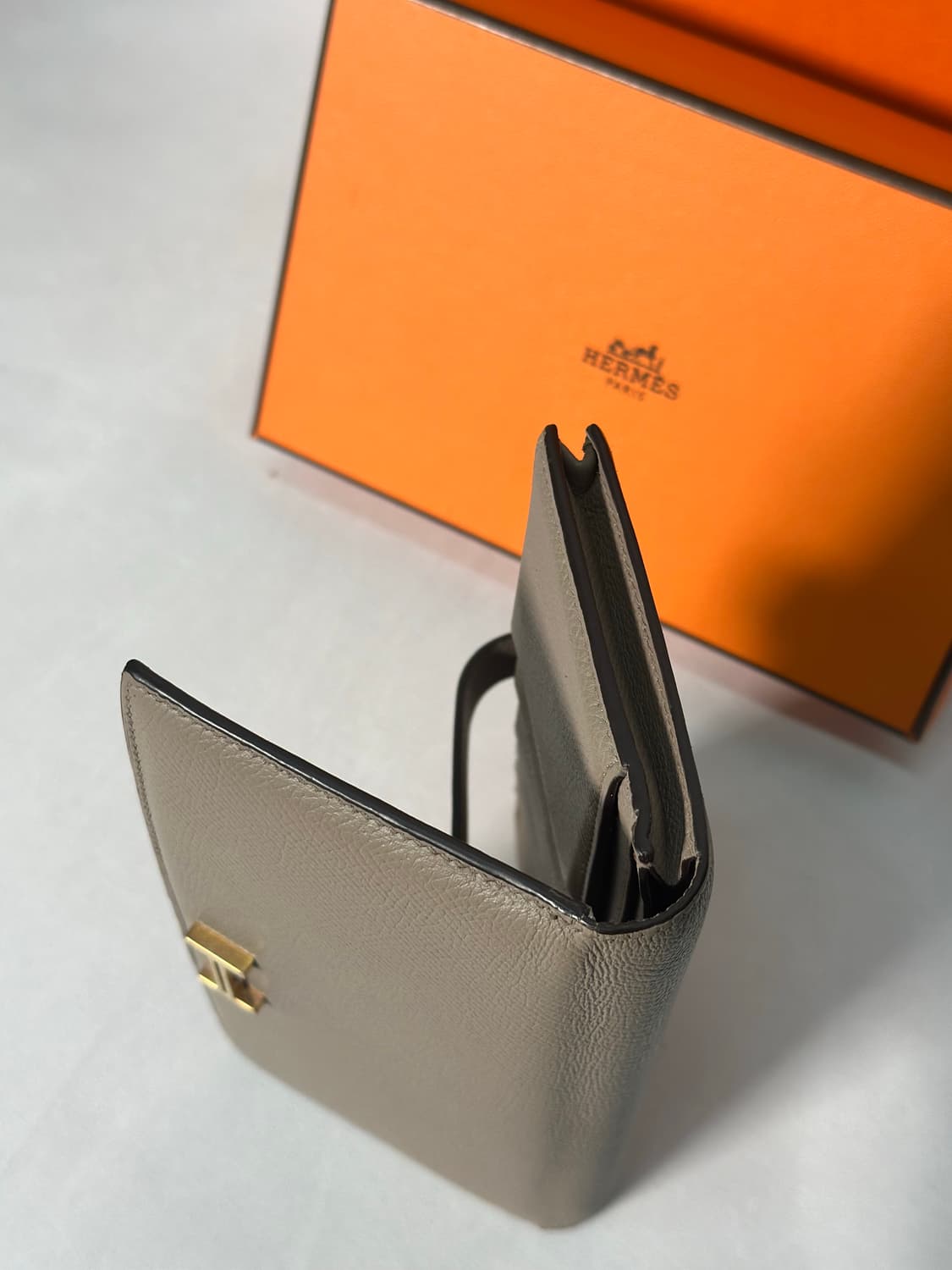 에르메스 베안 에토프 금장 장지갑 상품이미지9