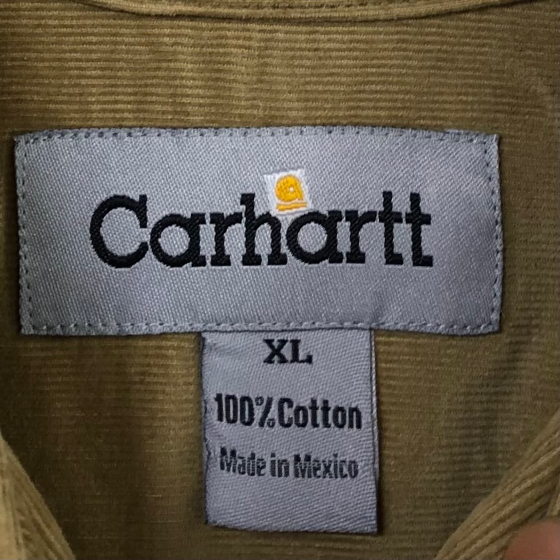 XL 칼하트 코듀로이 셔츠 상품이미지3