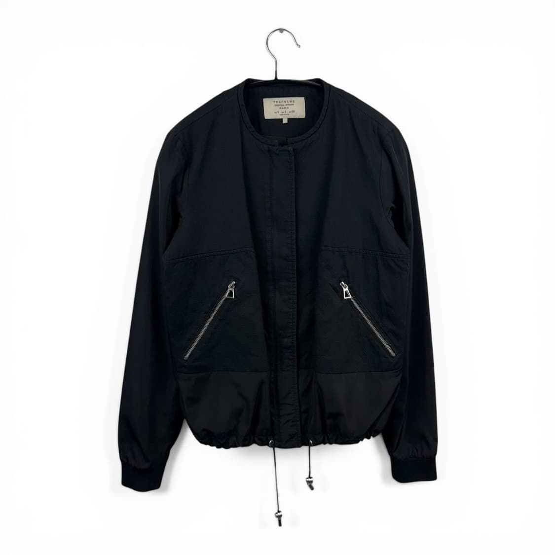 (S) 자라 우먼스 나일론 봄버자켓 블랙 상품이미지1