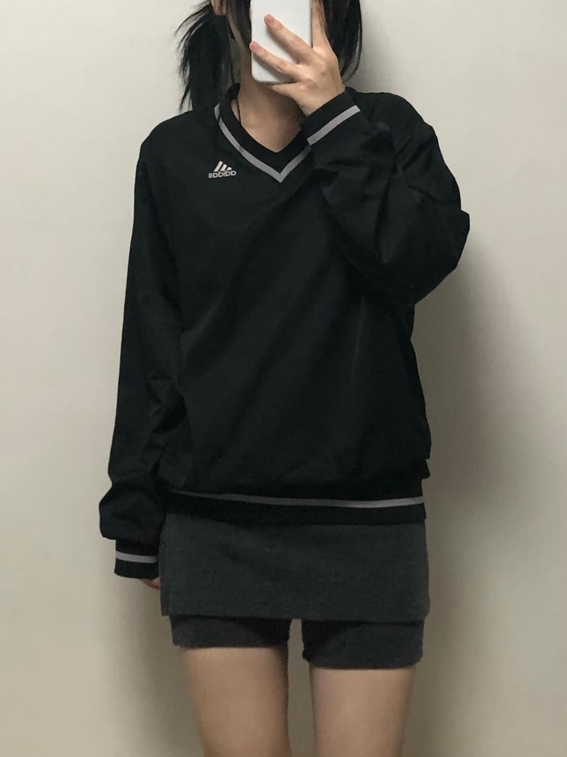 아디다스 미니로고 배색 웜업 상품이미지1
